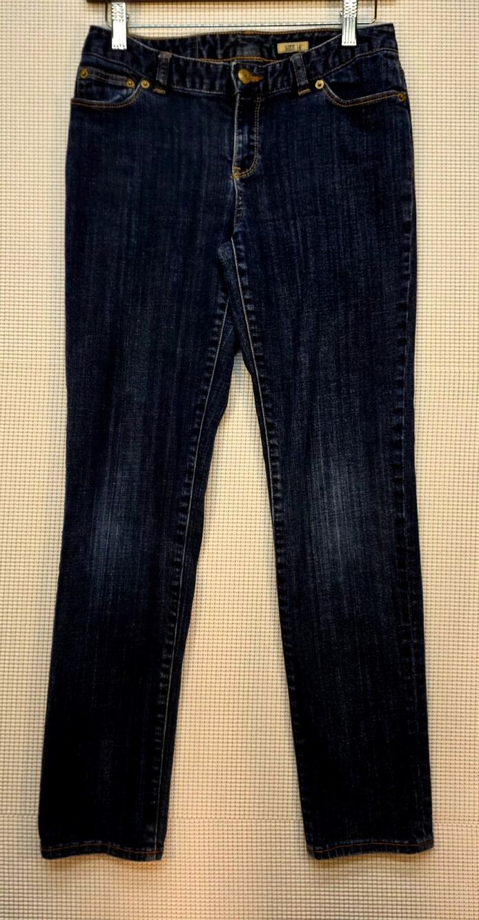 Polo Ralph Lauren Kids Youth‎ Jeans Size 14 Dark Wash Straight Stretch Unisex